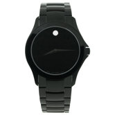 Men's Museum Watch with Black Dial and Stainless Steel Bracelet