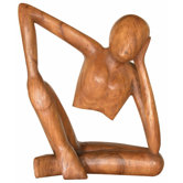 Abstract Thinker Statue