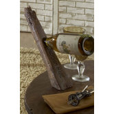 Spoke 1 Bottle Tabletop Wine Rack