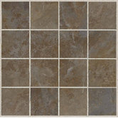 Amber Valley 3" x 3" Glazed Porcelain Mosaic Tile in Bowling Green