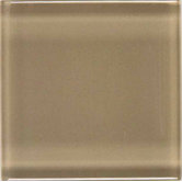 Legacy Glass 1" x 1" Solid Mosaic Tile in Chamois