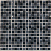 Legacy Glass 5/8" x 5/8" Glass & Stone Mosaic Tile in Mountain Blend