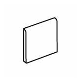 Pozzalo 6" x 6" Bullnose in Weathered Noce
