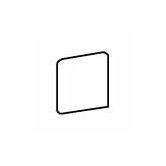 Pozzalo 3" x 3" Bullnose Corner in Sail White