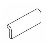 Pozzalo 2" x 6" Radius Bullnose in Coastal Beige