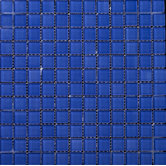 Lucente 1" x 1" Glossy Mosaic in Azul Royale
