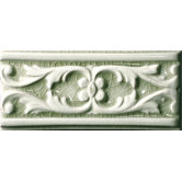 Cape Cod 4" x 9" Seashore Stop Accent Tile in Willow Green Crackle
