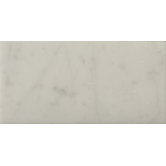 3" x 6" Honed Marble Field Tile in Bianco Gioia