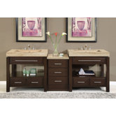 92" Chester Double Bathroom Vanity Set