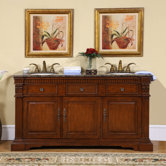 67" Windham Double Bathroom Vanity