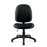 Mid-Back Armless Fabric Task Chair