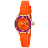 Women's Pro Diver Polyurethane Round Watch