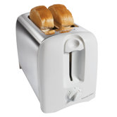Two Slice Proctor-Silex Cool-Wall Toaster in White