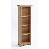 Sherwood Oak DVD/CD Cabinet with Three Shelves