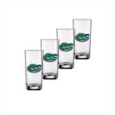 Collegiate Florida Gator 16 Oz Glass (Set of 4)