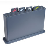 Index Advance Chopping Board Set in Dark Grey