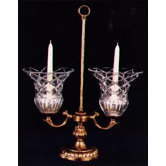 Kerzenhalter in franz&ouml;sischem Gold antik