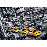 Ideal Decor Cabs Queue Wall Mural