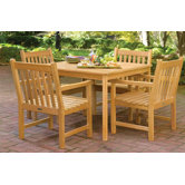 Classic Patio Square Dining Table