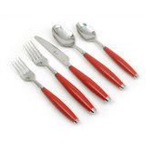 DO NOT SET LIVE!DO NOT SET LIVE!5 Piece Flatware Place Setting in Scarlet