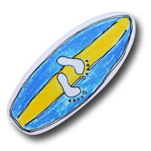 Maui Wowie Surfboard Drawer Knob