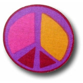 Peace Purple 6 Drawer Knob
