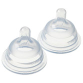 VentAire Wide (Natural Shape) Silicone Slow Flow Nipples Stage 1
