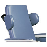 Three Position Drop Arm Convalescent Recliner without Tray