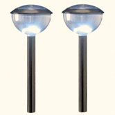 Solar LED Dome Lights (Set of 4)
