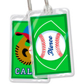 Baseball Personalized Name Tag Set