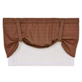 Regatta Small Textured Check Tie-Up Valance