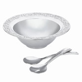 Opal Innocence Carved 14" 3 Pieces Salad Bowl Set