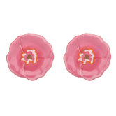Floral Fusion 7" Round Platter (Set of 2)