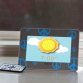 Photo Clock in Blue Peace