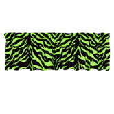 Lime Zebra Valance