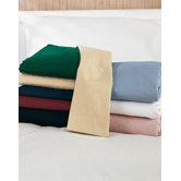 Solid Percale Waterbed Sheet Set