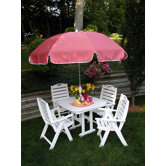 Nautical 5 Piece Dinig Set