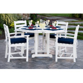 La Casa Cafe 5 Piece Dining Set with Cushions
