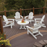 Trex Outdoor Cape Cod 6 Piece Adirondack Conversation Set