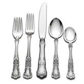 Gorham Buttercup 66 Piece Dinner Flatware Set with Pie Server