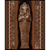 African Adventure Pharaoh Novelty Rug