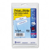 Print or Write File Folder Labels
