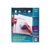 Quick Top and Side Loading Sheet Protectors, 50/Box