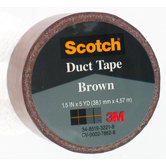 1.5" X 5 Yard Brown Scotch&reg; Duct Tape 1005-BRN-1P