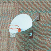 Wall Mounted Basketball Backstop w/ Over Hang