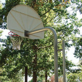 Bent Post Basketball Backstop