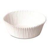Paper Fluted Baking Cup in White