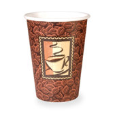 Hot Paper Cup in Brown