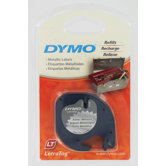 Silver Dymo Metallic LetraTag QX50 Tape