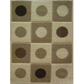 Aspen Ivory Dots & Squares Rug